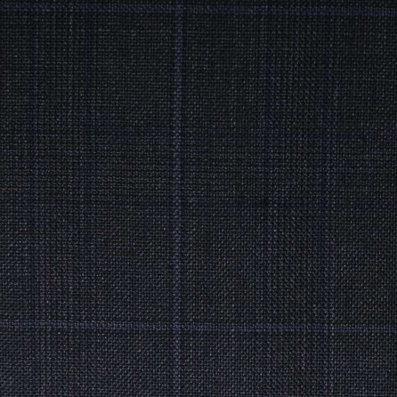D598/1 Vercelli CX - Vải Suit 95% Wool - Xanh Dương Caro